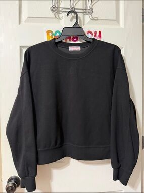 Black Women's Crewneck Sweatshirt -